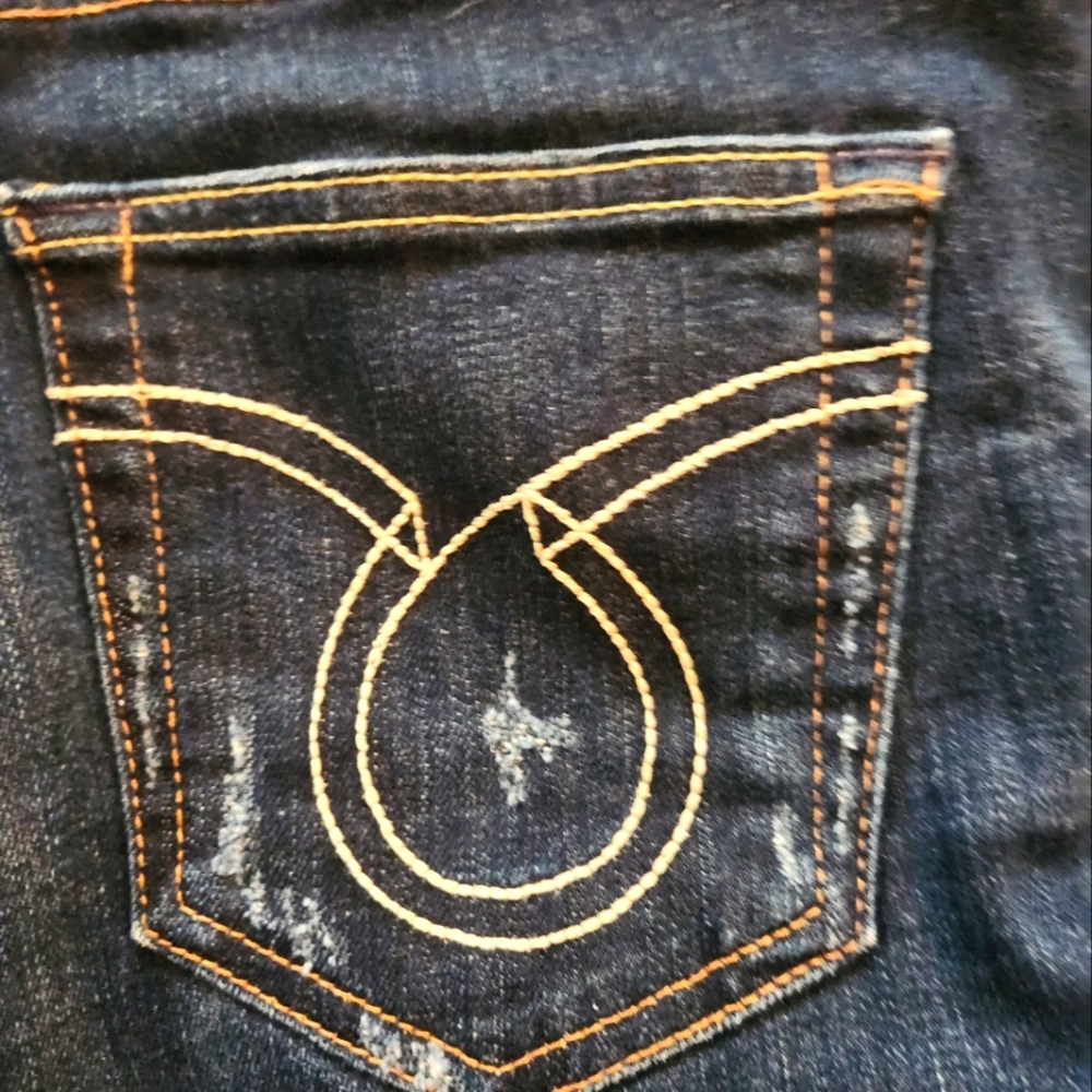 Big Star Women's Boot Cut Jeans - Dark Blue - Picture 12 of 14